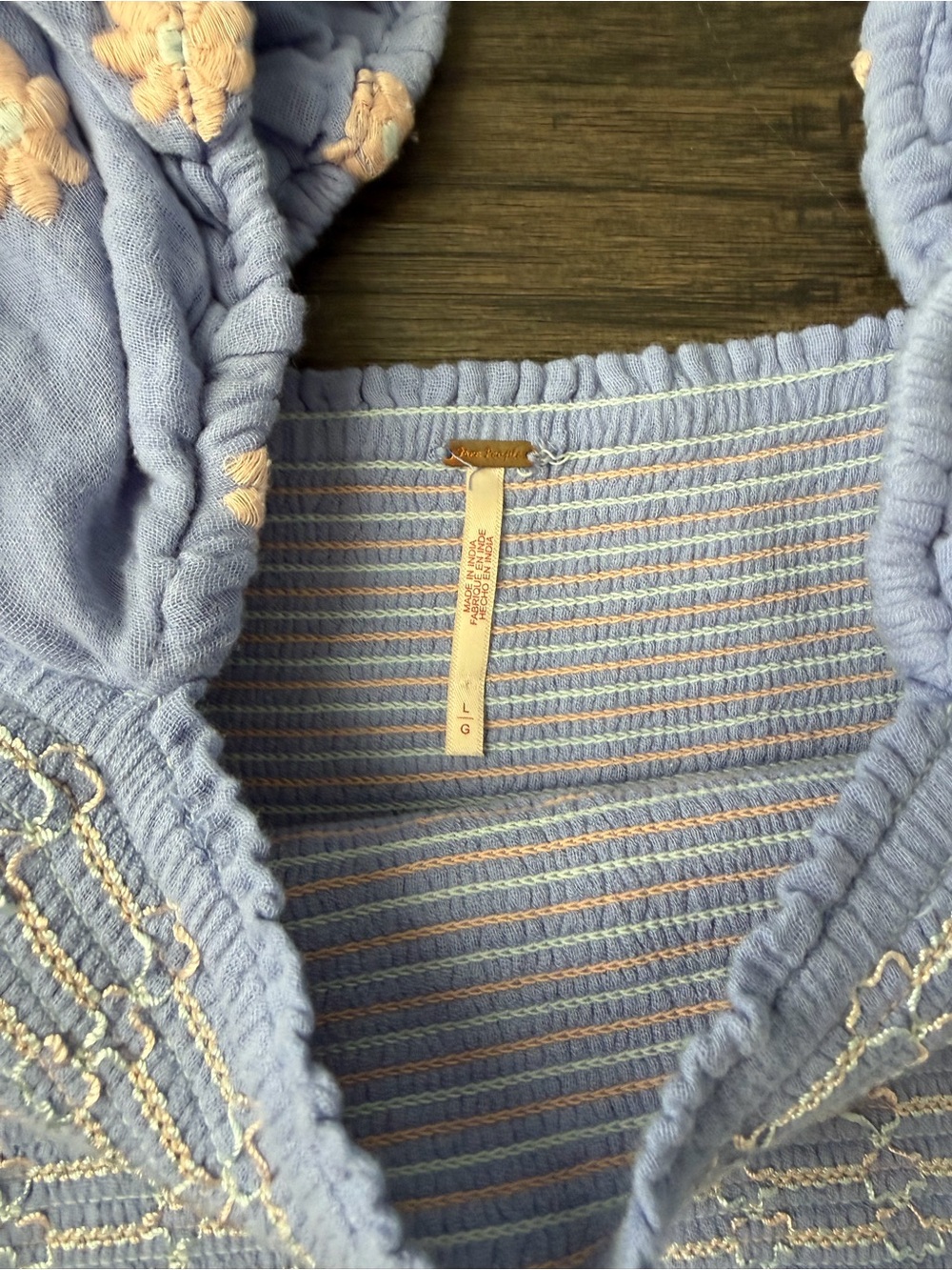 Free People Smocked Puff-Sleeve Daisy Maxi Dress for Kids - Light Lavender - Picture 5 of 6